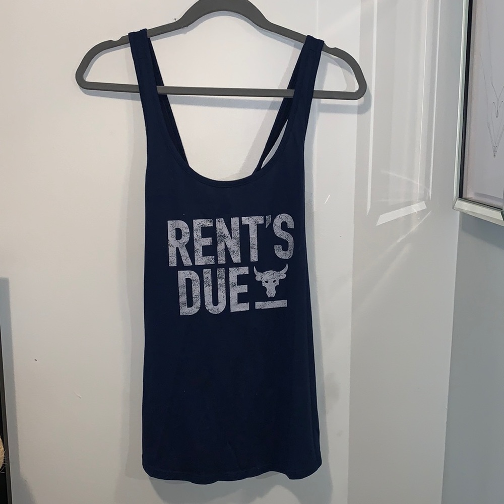 Under Armour Navy Tank Top - Rent's Due
